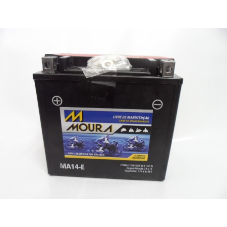 Bateria Moura Moto 14Ah - MV14-E